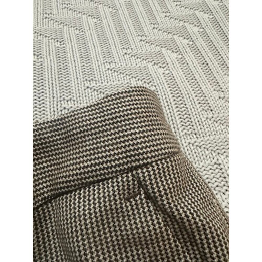 Talbots Windsor Brown Houndstooth Wool Pants Size… - image 5